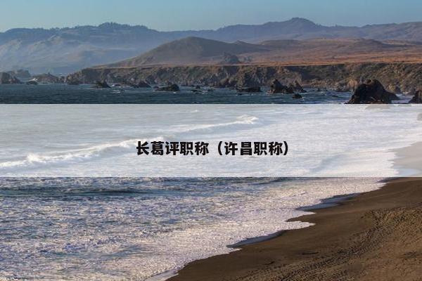 长葛评职称（许昌职称）