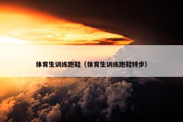 体育生训练跑鞋（体育生训练跑鞋特步）
