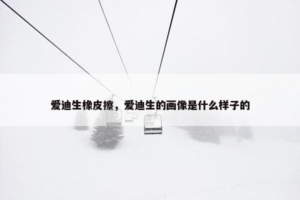 爱迪生橡皮擦，爱迪生的画像是什么样子的