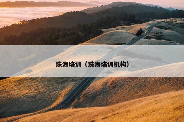 珠海培训（珠海培训机构）