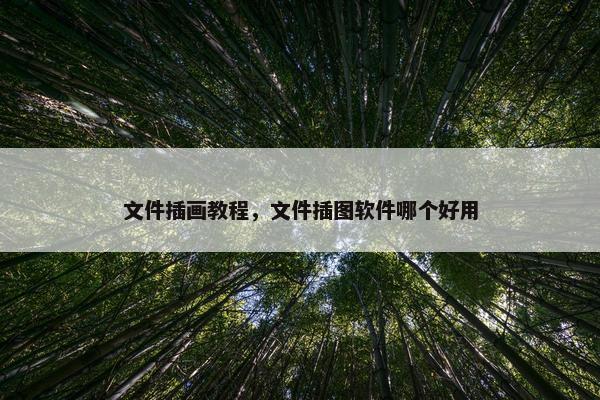 文件插画教程，文件插图软件哪个好用