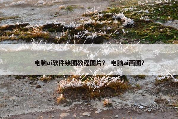 电脑ai软件绘图教程图片？ 电脑ai画图？