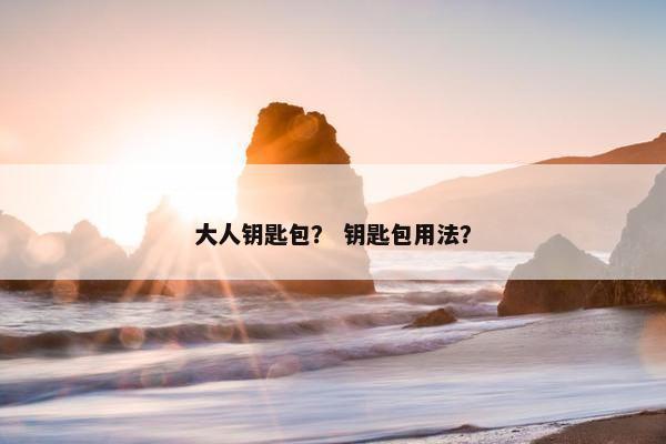 大人钥匙包？ 钥匙包用法？