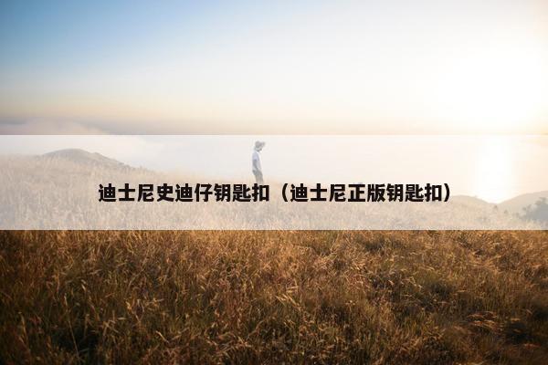迪士尼史迪仔钥匙扣（迪士尼正版钥匙扣）