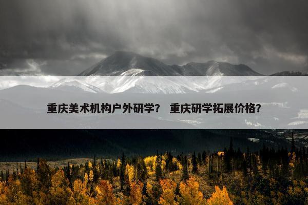 重庆美术机构户外研学？ 重庆研学拓展价格？