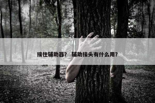 接住辅助器？ 辅助接头有什么用？