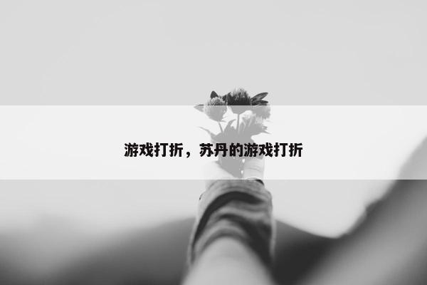 游戏打折，苏丹的游戏打折