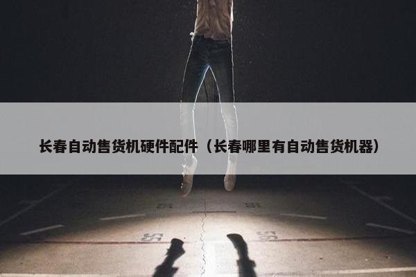 长春自动售货机硬件配件（长春哪里有自动售货机器）