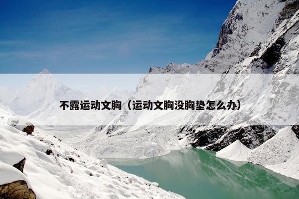 不露运动文胸（运动文胸没胸垫怎么办）