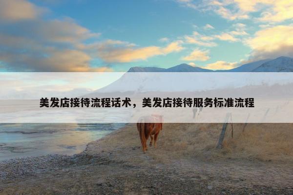 美发店接待流程话术，美发店接待服务标准流程