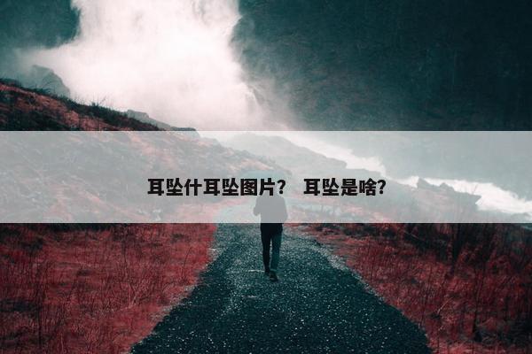 耳坠什耳坠图片？ 耳坠是啥？