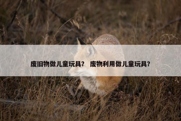 废旧物做儿童玩具？ 废物利用做儿童玩具？