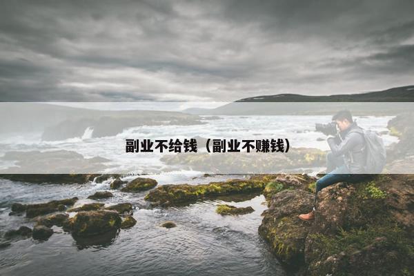 副业不给钱（副业不赚钱）