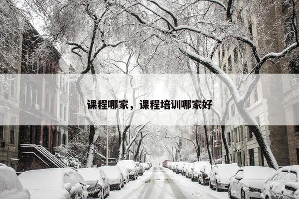 课程哪家，课程培训哪家好