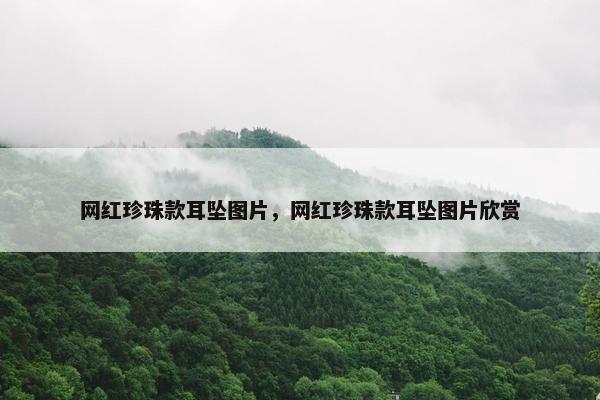 网红珍珠款耳坠图片，网红珍珠款耳坠图片欣赏