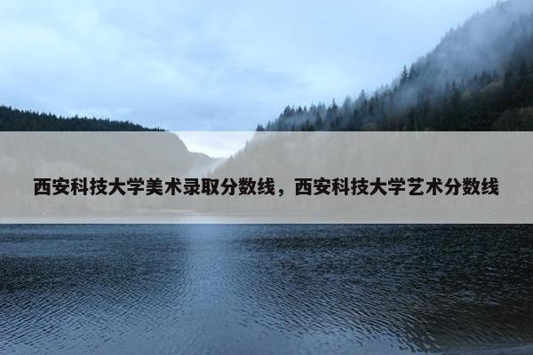 西安科技大学美术录取分数线，西安科技大学艺术分数线