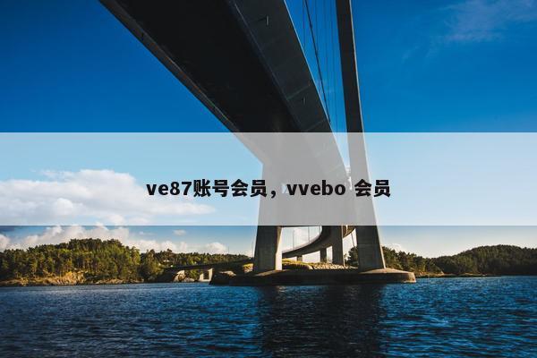 ve87账号会员，vvebo 会员