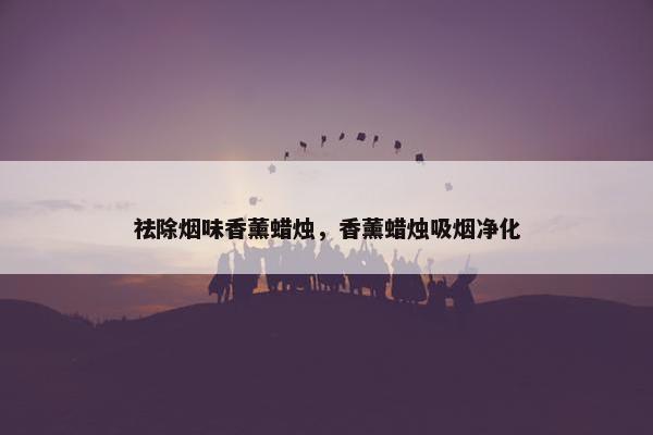 祛除烟味香薰蜡烛，香薰蜡烛吸烟净化