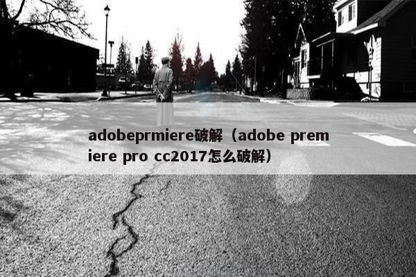 adobeprmiere破解（adobe premiere pro cc2017怎么破解）