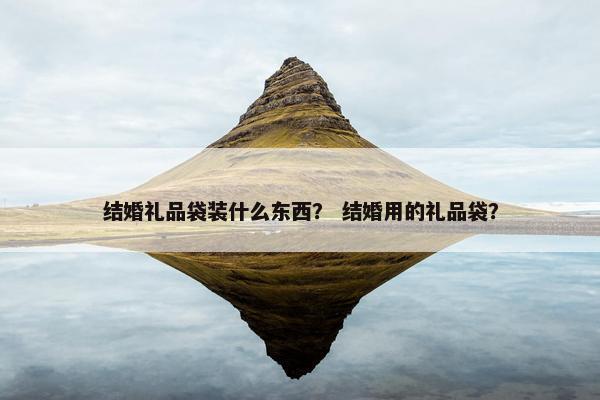 结婚礼品袋装什么东西？ 结婚用的礼品袋？