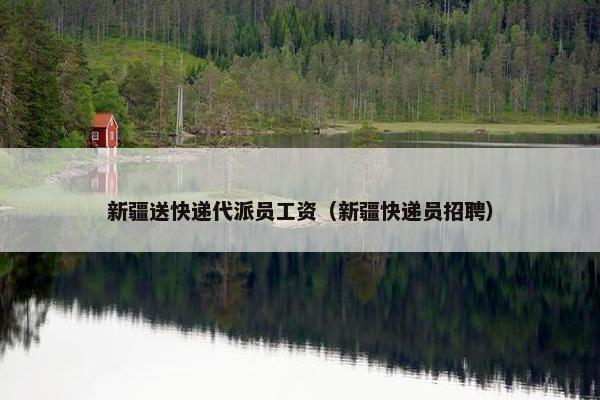 新疆送快递代派员工资（新疆快递员招聘）