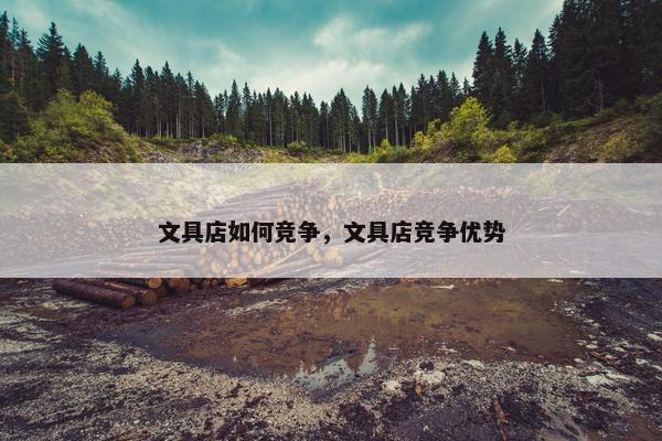 文具店如何竞争，文具店竞争优势
