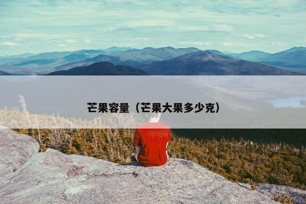 芒果容量（芒果大果多少克）