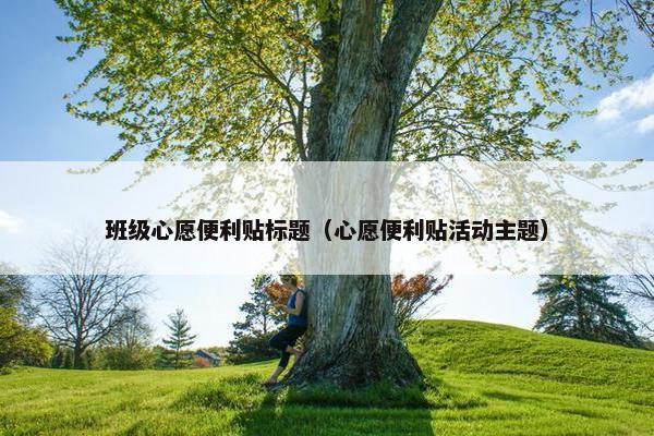 班级心愿便利贴标题（心愿便利贴活动主题）