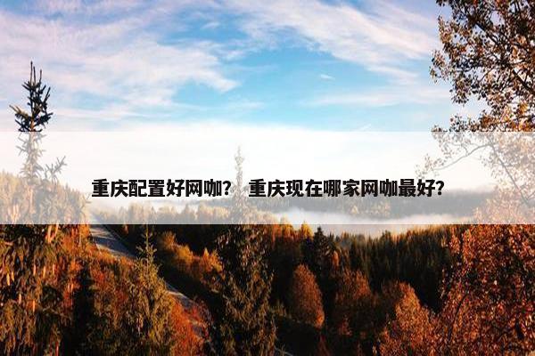 重庆配置好网咖？ 重庆现在哪家网咖最好？