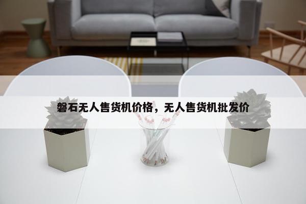 磐石无人售货机价格，无人售货机批发价