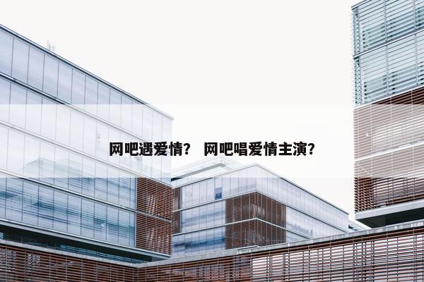 网吧遇爱情？ 网吧唱爱情主演？