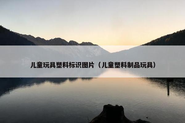 儿童玩具塑料标识图片（儿童塑料制品玩具）