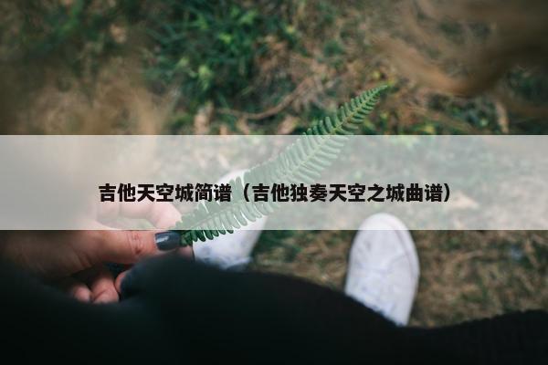 吉他天空城简谱（吉他独奏天空之城曲谱）