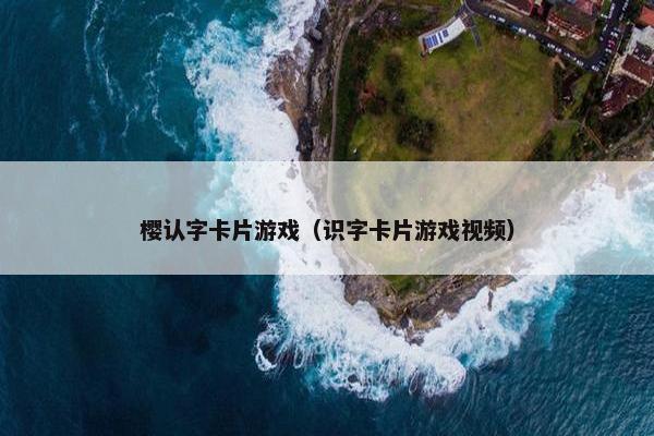 樱认字卡片游戏（识字卡片游戏视频）