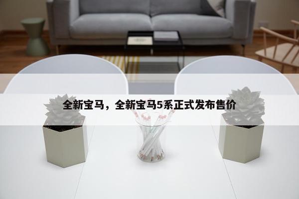 全新宝马，全新宝马5系正式发布售价