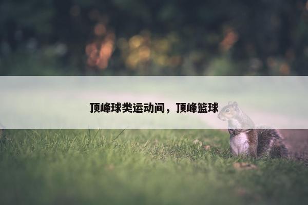 顶峰球类运动间，顶峰篮球