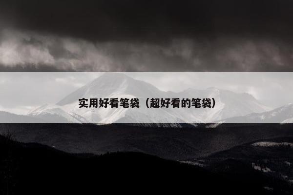 实用好看笔袋（超好看的笔袋）