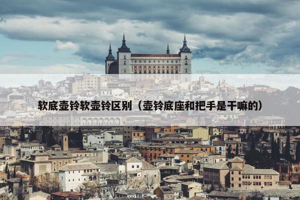 软底壶铃软壶铃区别（壶铃底座和把手是干嘛的）