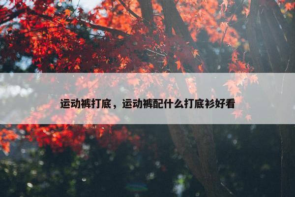 运动裤打底，运动裤配什么打底衫好看