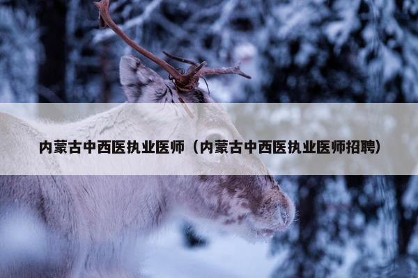 内蒙古中西医执业医师（内蒙古中西医执业医师招聘）