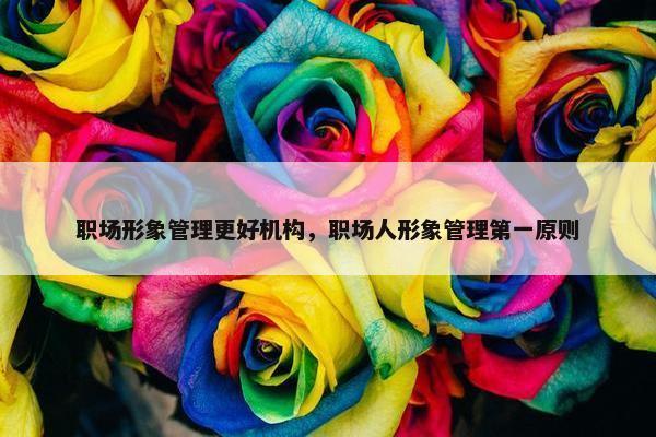 职场形象管理更好机构，职场人形象管理第一原则
