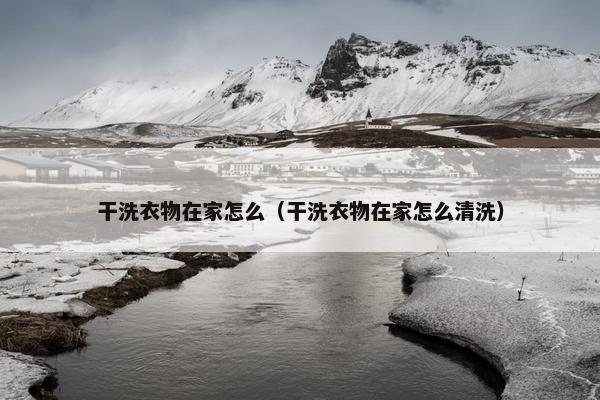 干洗衣物在家怎么（干洗衣物在家怎么清洗）