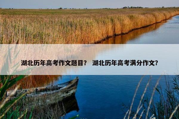 湖北历年高考作文题目？ 湖北历年高考满分作文？