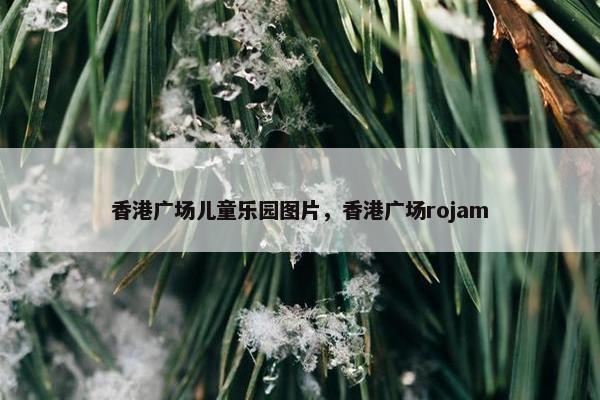 香港广场儿童乐园图片，香港广场rojam