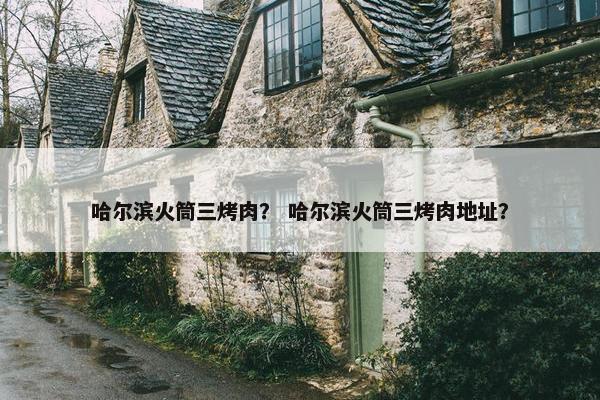 哈尔滨火筒三烤肉？ 哈尔滨火筒三烤肉地址？