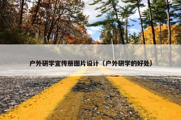 户外研学宣传册图片设计（户外研学的好处）