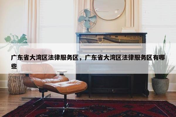 广东省大湾区法律服务区，广东省大湾区法律服务区有哪些
